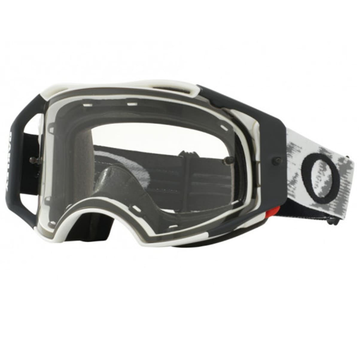 Очки для мотокросса OAKLEY Airbrake Solid белые матовые / прозрачная  (57-980)