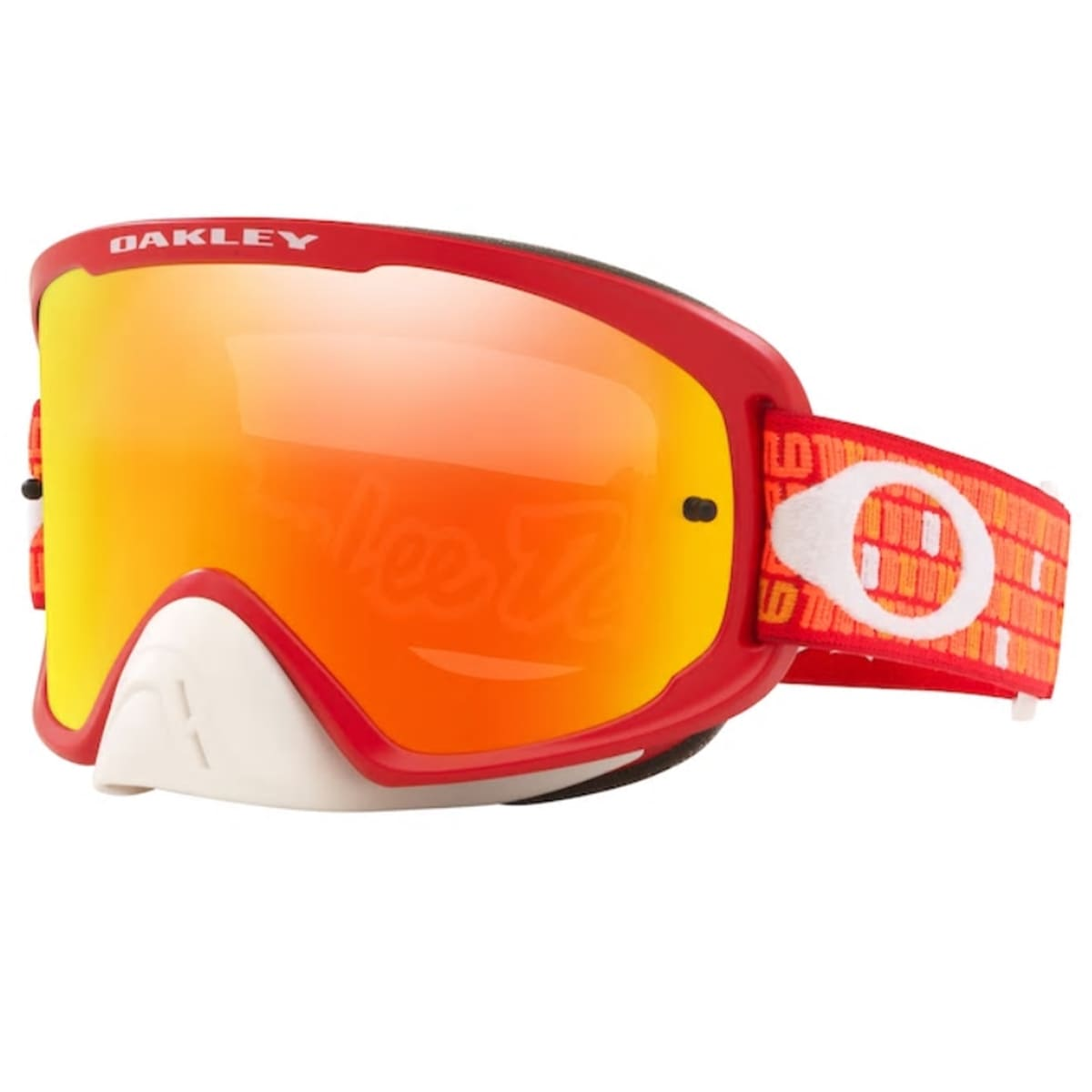Очки для мотокросса OAKLEY O-Frame 2.0  PRO MX TLD Monogram оранжевые/ красная iridium  (OO7115-29)