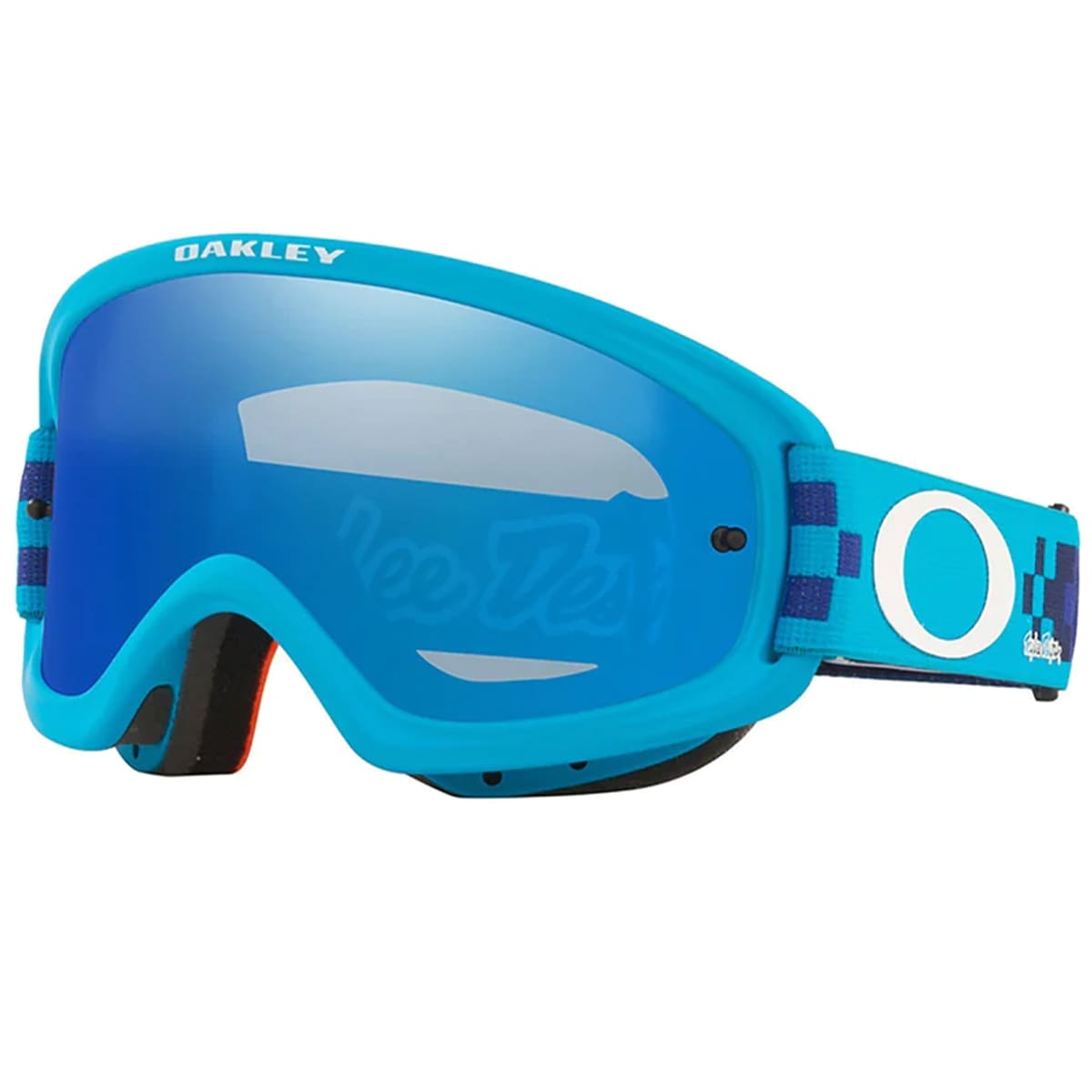 Очки для мотокросса OAKLEY O-Frame 2.0  PRO YOUTH MX Checkerboard синие/ синяя Iridium (OO7116-12)