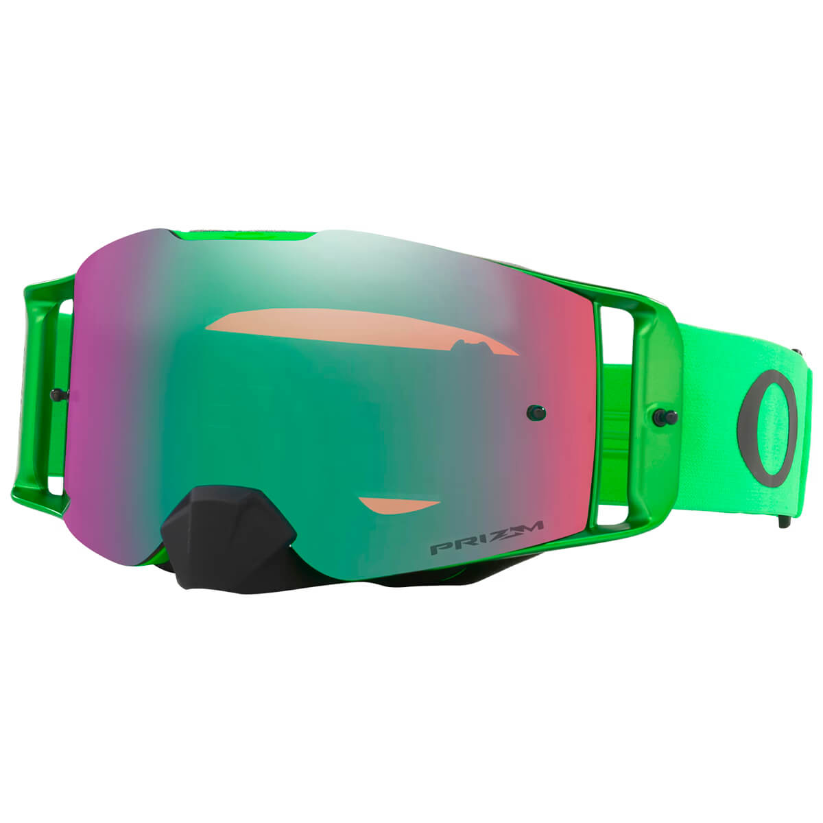 Очки для мотокросса OAKLEY Front Line Moto зеленые-черные / зеленая Prizm MX (OO7087-66)