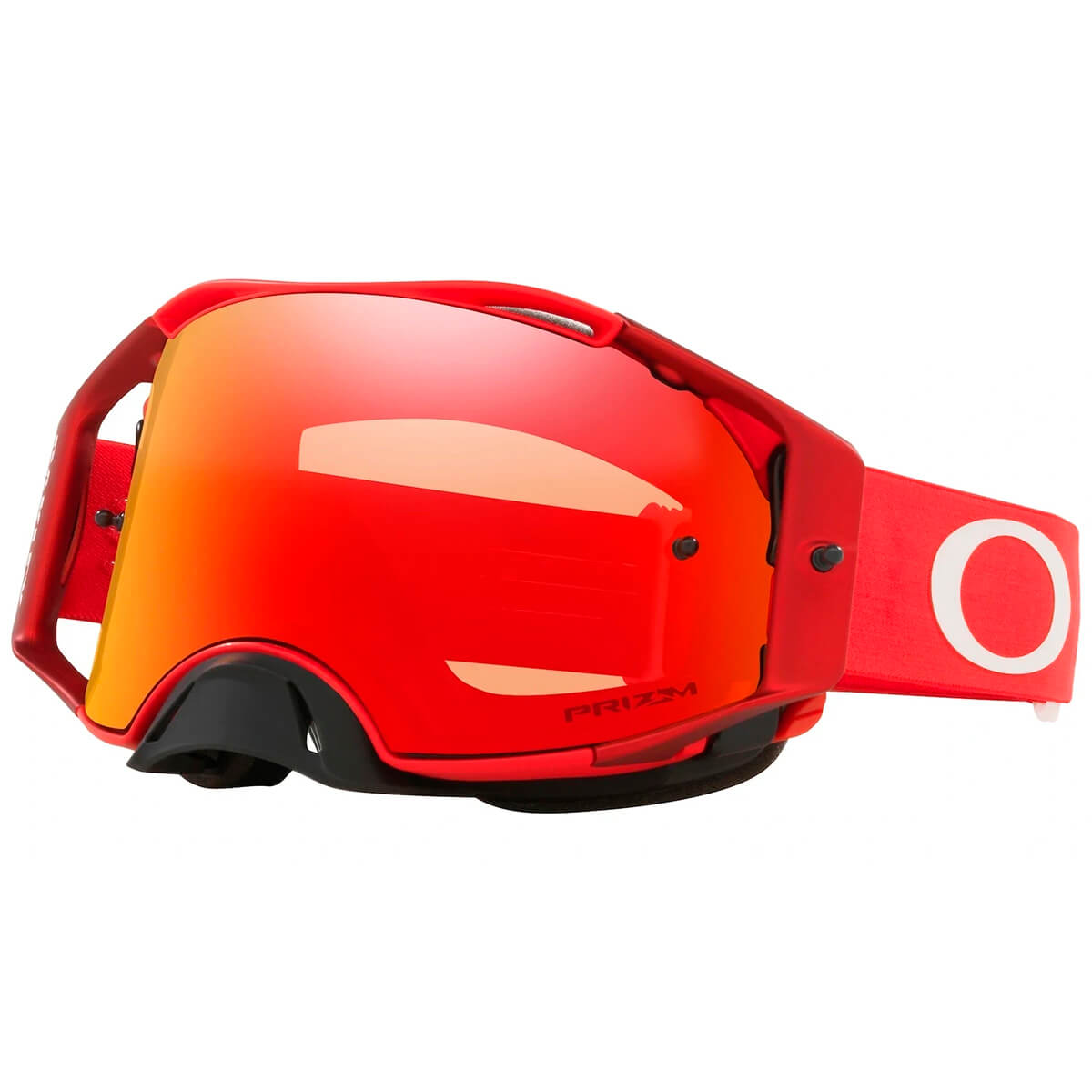 Очки для мотокросса OAKLEY Airbrake Moto красные-черные / красная Iridium (OO7046-A5)