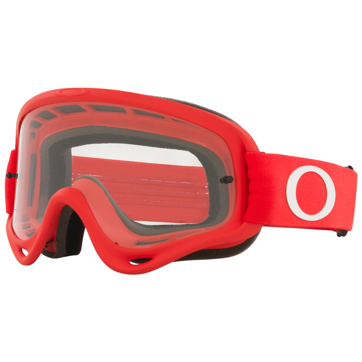 Очки для мотокросса OAKLEY O-Frame Moto красные-черные / прозрачная (OO7029-63)