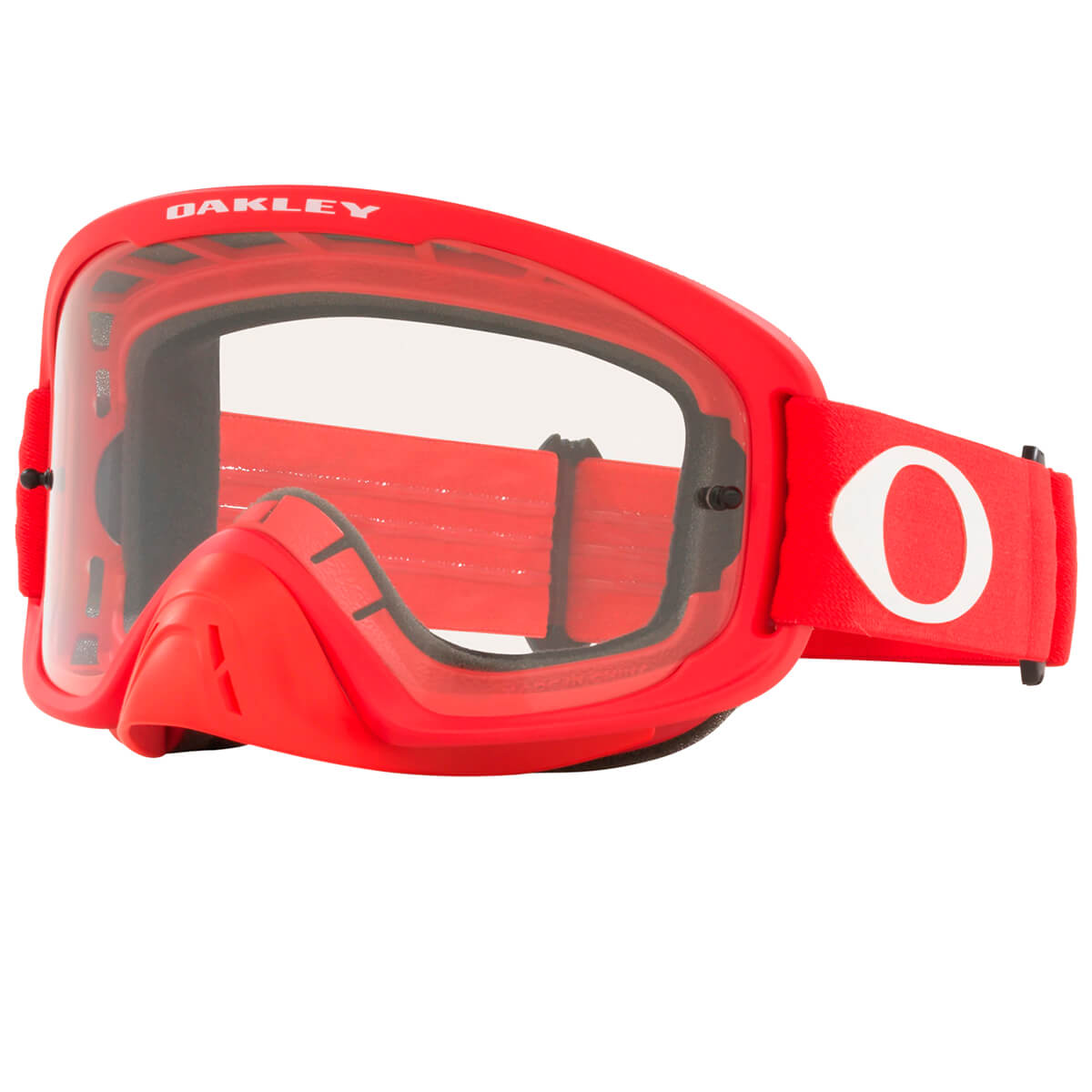 Очки для мотокросса OAKLEY O-Frame 2.0  PRO MX красные/прозрачная (OO7115-34)