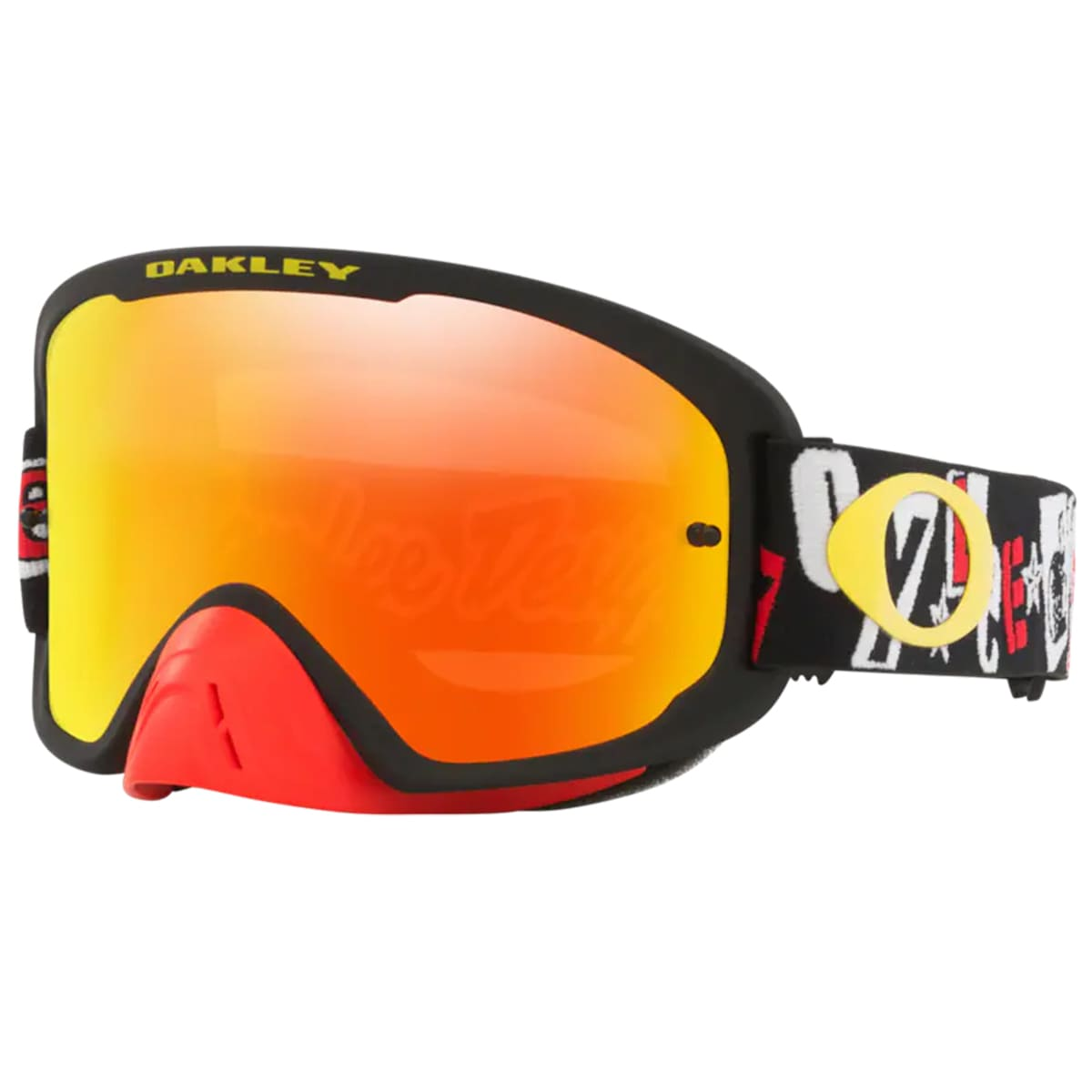 Очки для мотокросса OAKLEY O-Frame 2.0 PRO MX TLD ANARCHY чёрно-красные/красная иридиевая(OO7115-37)