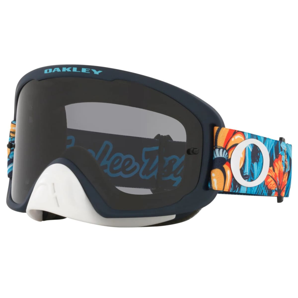Очки для мотокросса OAKLEY O-Frame 2.0 PRO MX TLD COSMIC JUNGLE чёрные-синие./тёмо-серая (OO7115-36)