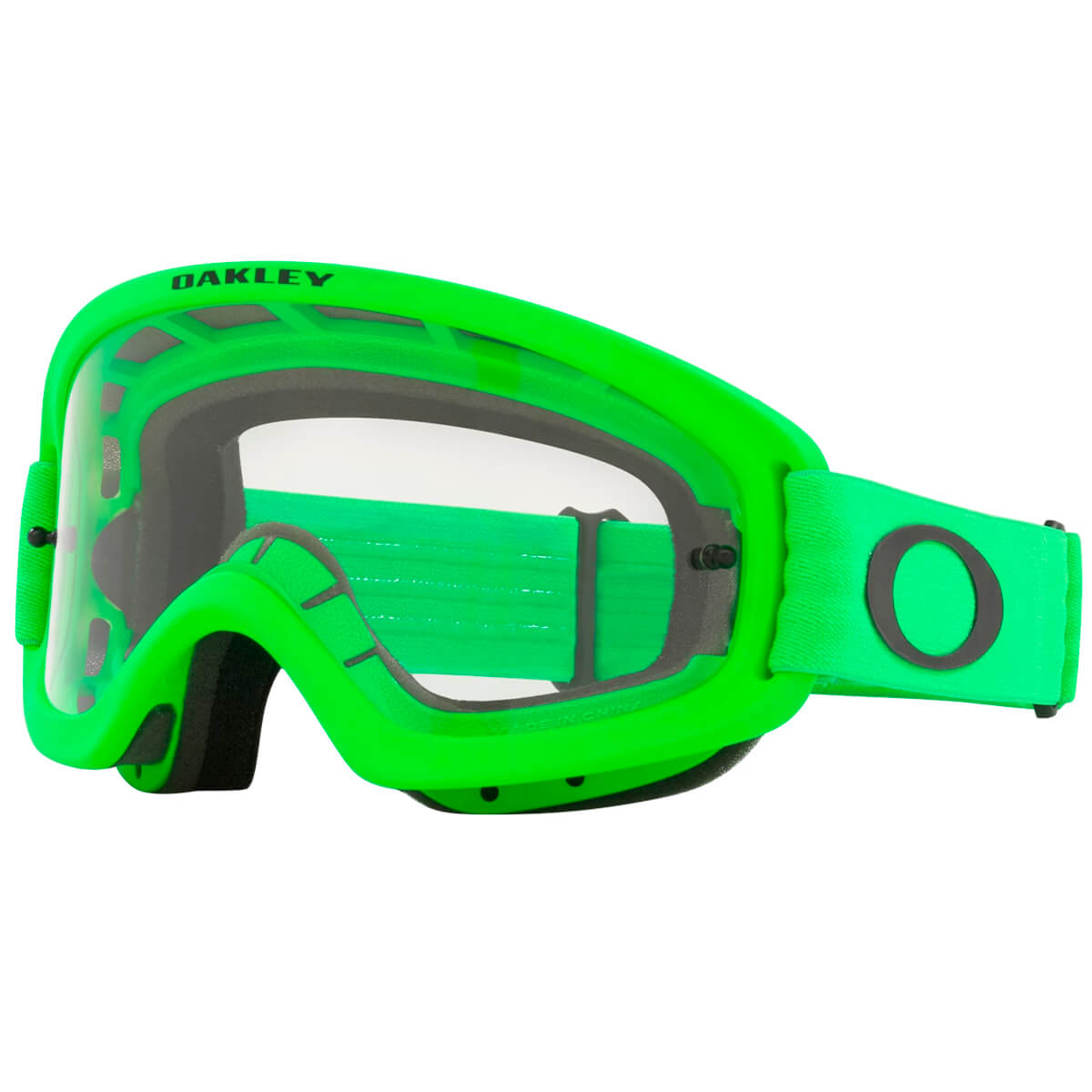 Очки для мотокросса OAKLEY O-Frame 2.0  PRO XS MX зелёные / прозрачная (OO7116-19)