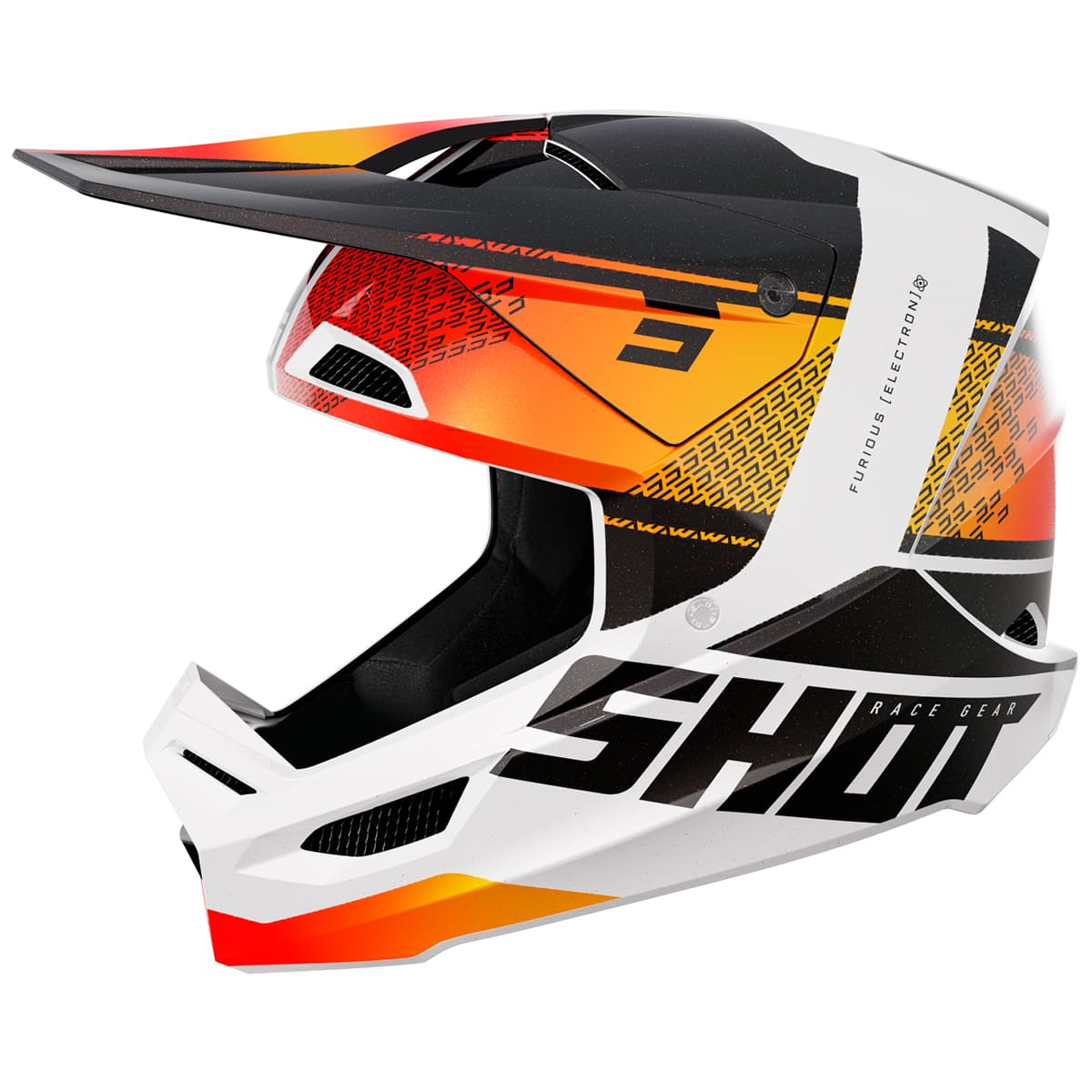 Шлем кроссовый SHOT FURIOUS ELECTRON