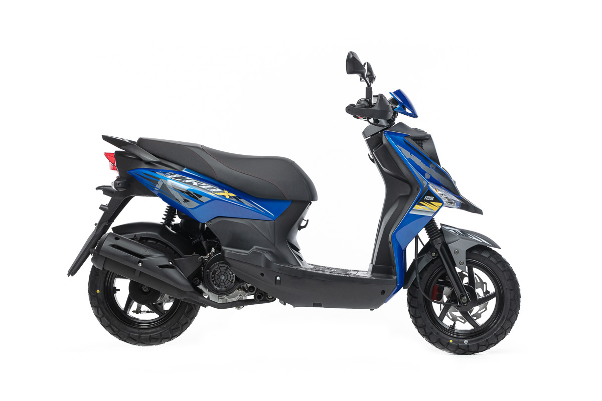 Скутер SYM CROX 125 Синий. арт. AE12W8-RU-BU-300S\GY-7450U