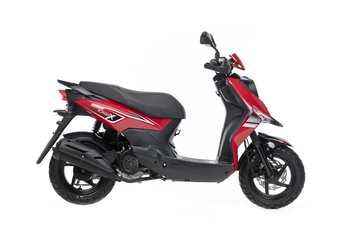 Скутер SYM CROX 125 Красный. арт. AE12W8-RU-R-086\BK-5560S
