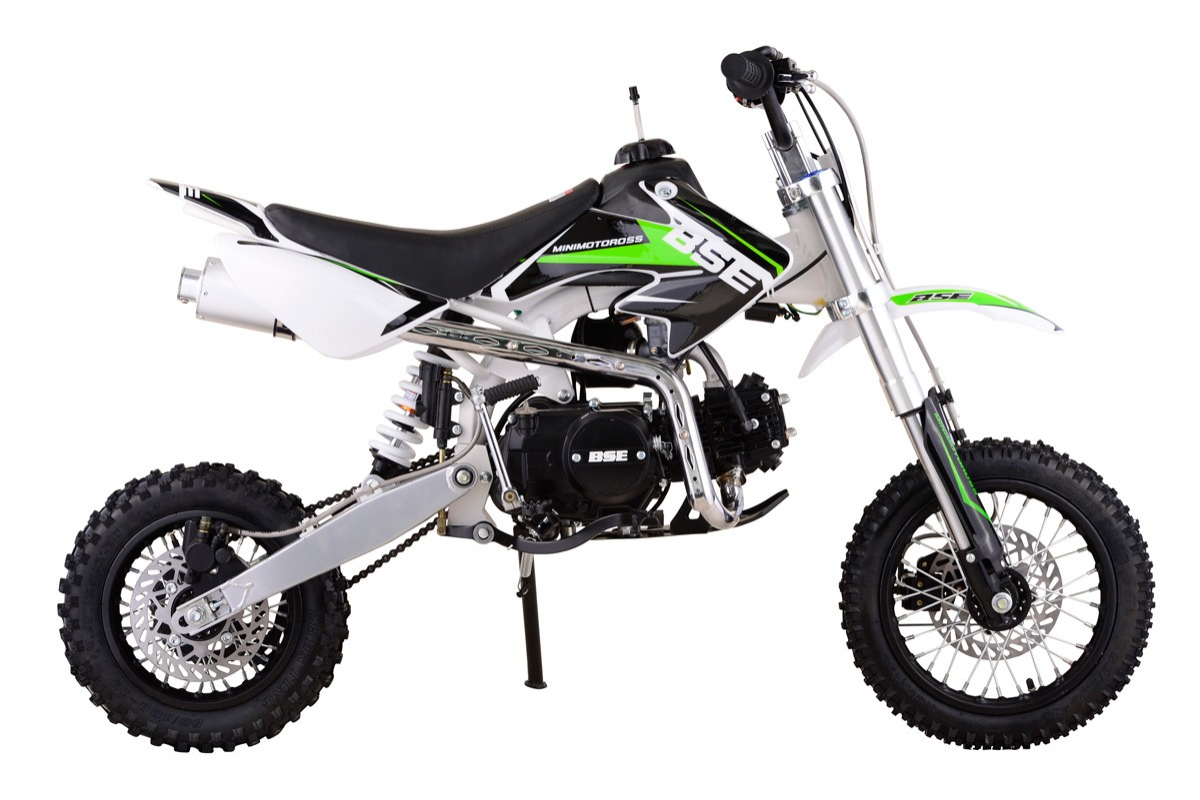 Питбайк BSE EVO 110e 14\12 (ЗЕЛЕНЫЙ \ КРАСНЫЙ). арт. B0EV11050CRW2
