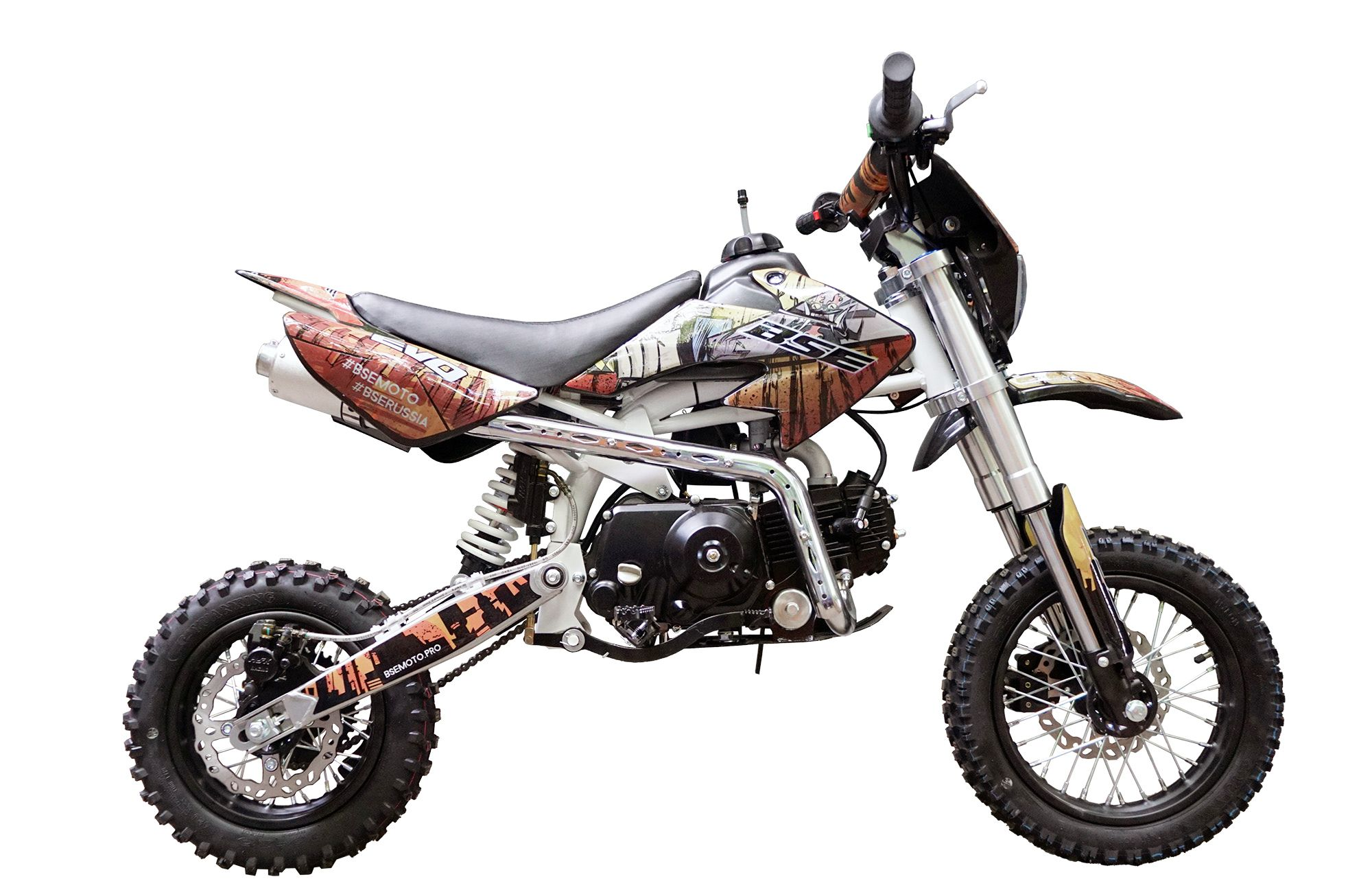 Питбайк BSE EVO 110e Samurai A - 14\12 (Автомат). арт. B0EVCB065ACW1