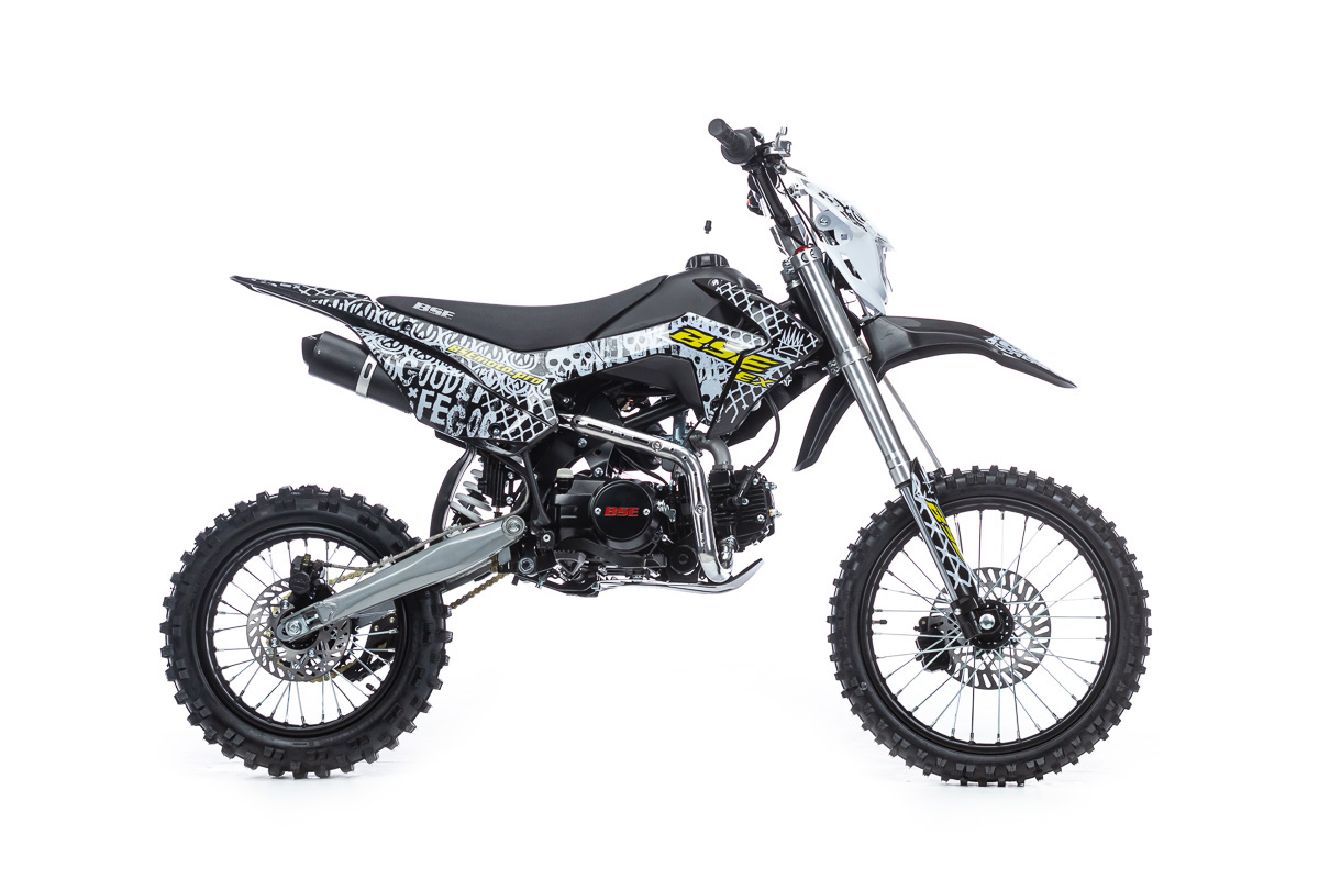 Питбайк BSE EX 125e 14\12 Max13 White Yellow 1. арт. B0EX12540CYW1