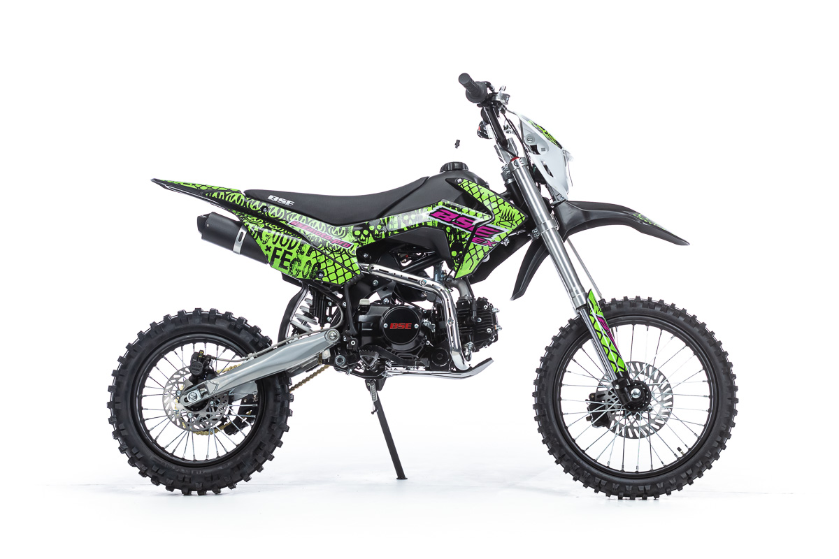 Питбайк BSE EX125 14\12 Max13 Green Pink (015). арт. B0EXDF015CGH1