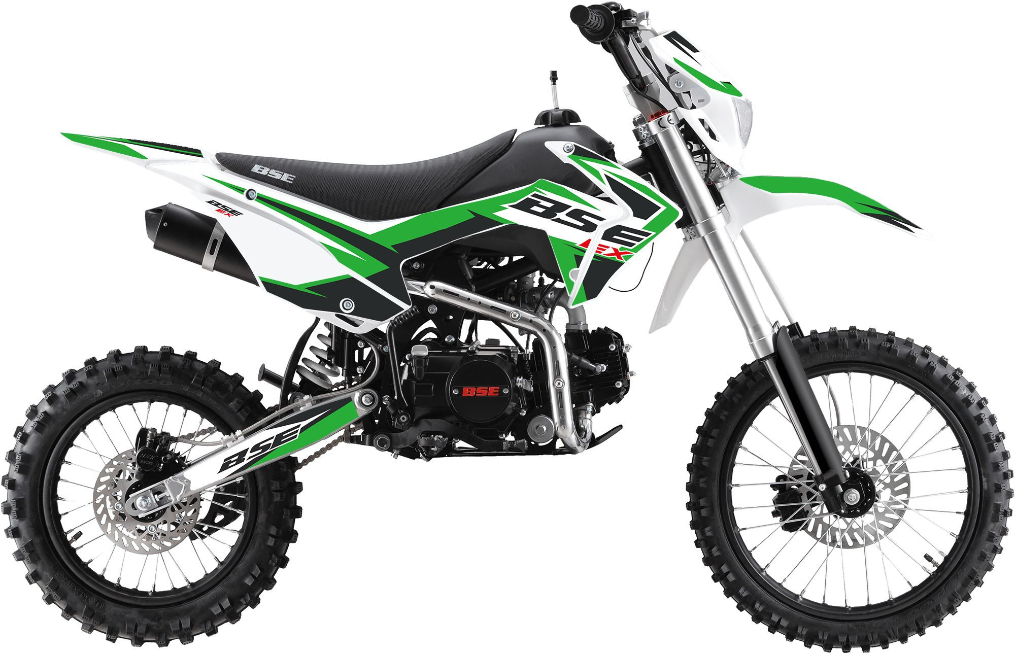 Питбайк BSE EX125 17\14 Green (015). арт. B0EXDF015EGH2