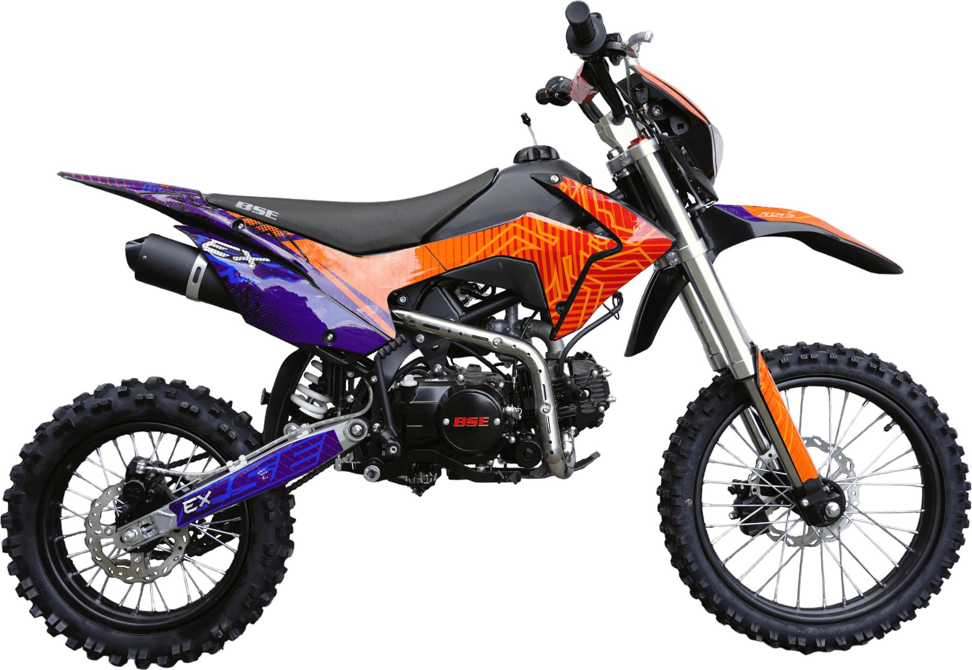 Питбайк BSE EX 14\12 Blue Orange Ant (040). арт. B0EXYG040СBH3