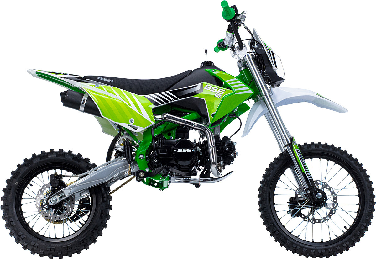 Питбайк BSE MX 125 17\14 (ZS) Racing Green 3. арт. B0MX12560EGG2