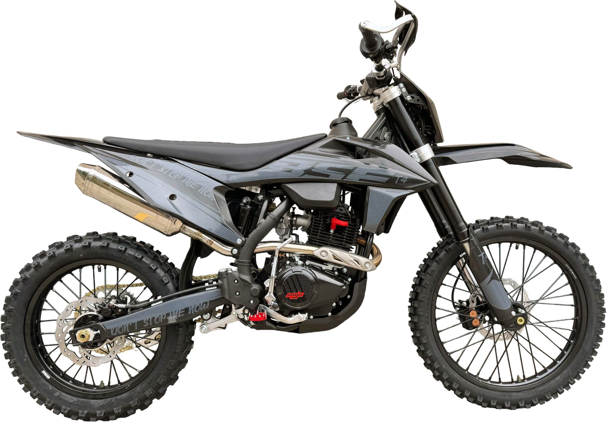 Эндуро \ кроссовый мотоцикл BSE T4 Black (ZS172FMM-5). арт. B0T4YE020HHH2