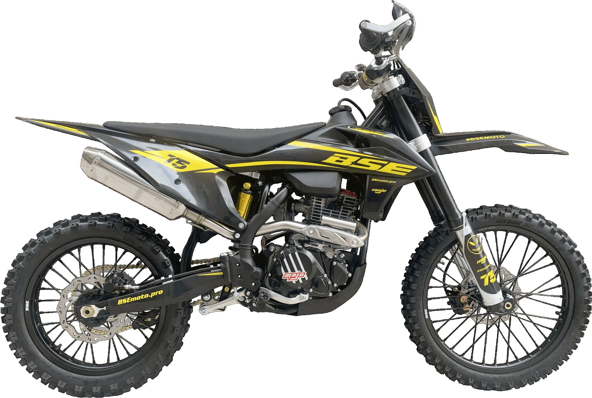Эндуро \ кроссовый мотоцикл BSE T5 Black Twister (015). арт. B0T5NG015HBH1