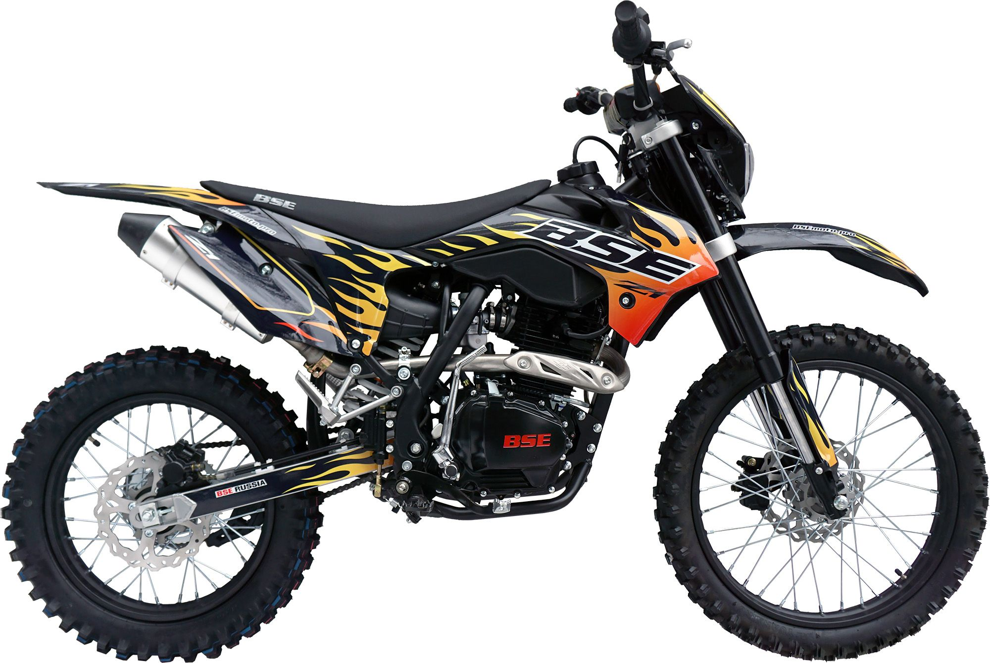 Эндуро \ кроссовый мотоцикл BSE Z1 HotRod Red (025). арт. B0Z1EB025GYH1