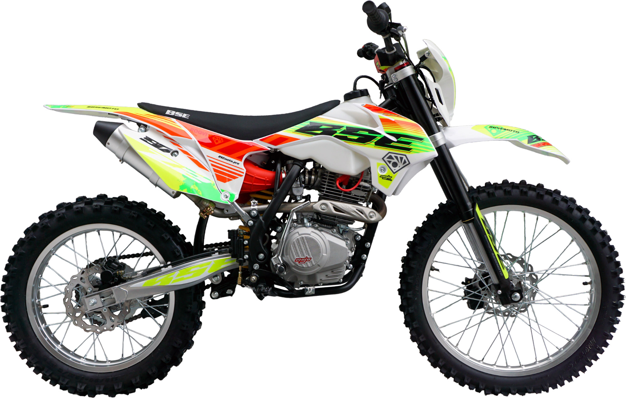 Эндуро \ кроссовый мотоцикл BSE Z2 19\16 Roqvi Green. арт. B0Z2KA015GGH3
