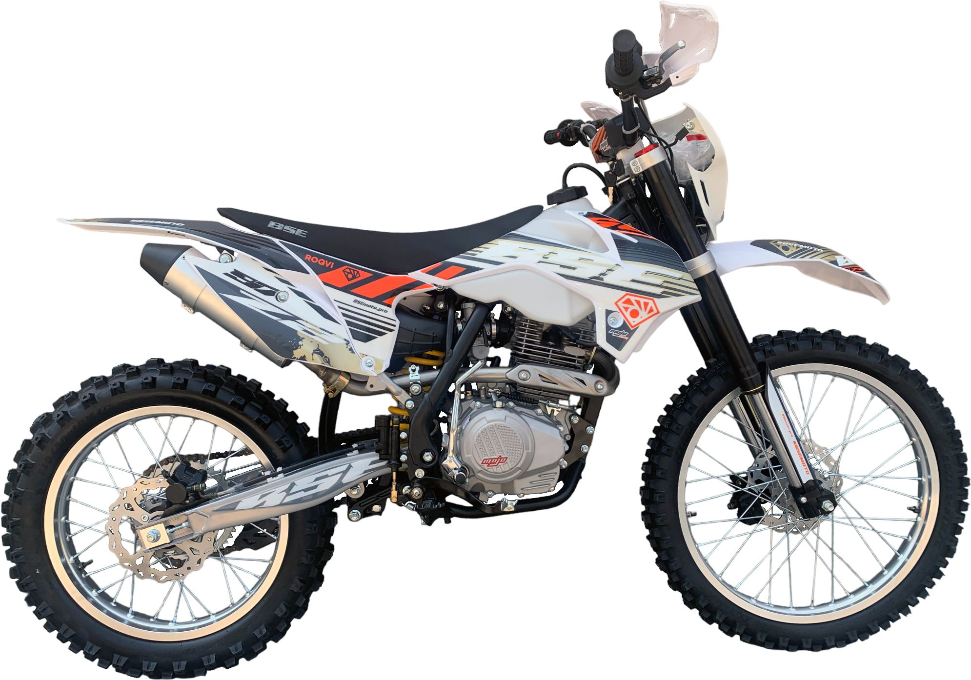 Эндуро \ кроссовый мотоцикл BSE Z2 21\18 Roqvi Orange (015). арт. B0Z2KA015GOH2