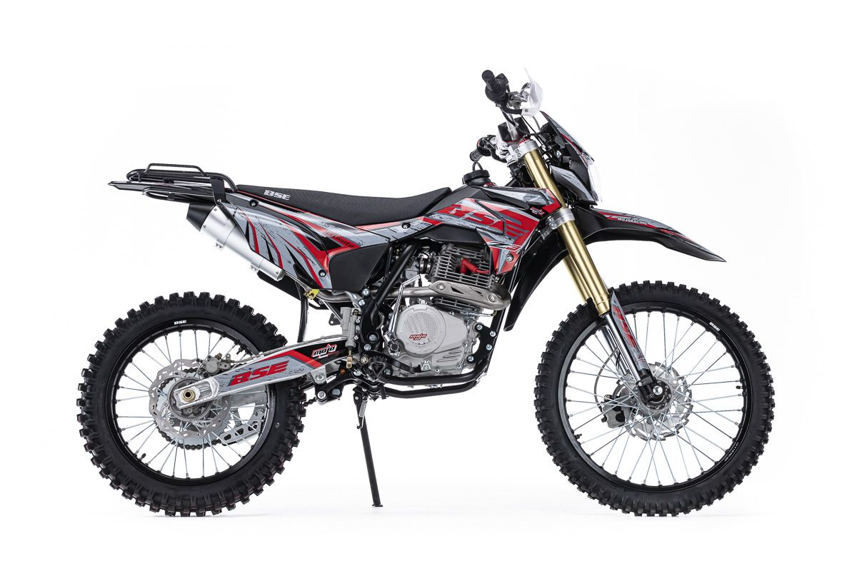 Кроссовый мотоцикл BSE Z3 250e Red Black 21\18. арт. B0Z325090HRB1