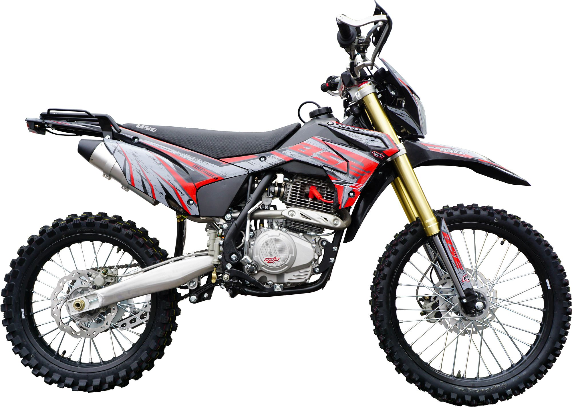 Кроссовый мотоцикл BSE Z3 250e 21\18 Black Red 2. арт. B0Z3KB045HBB3