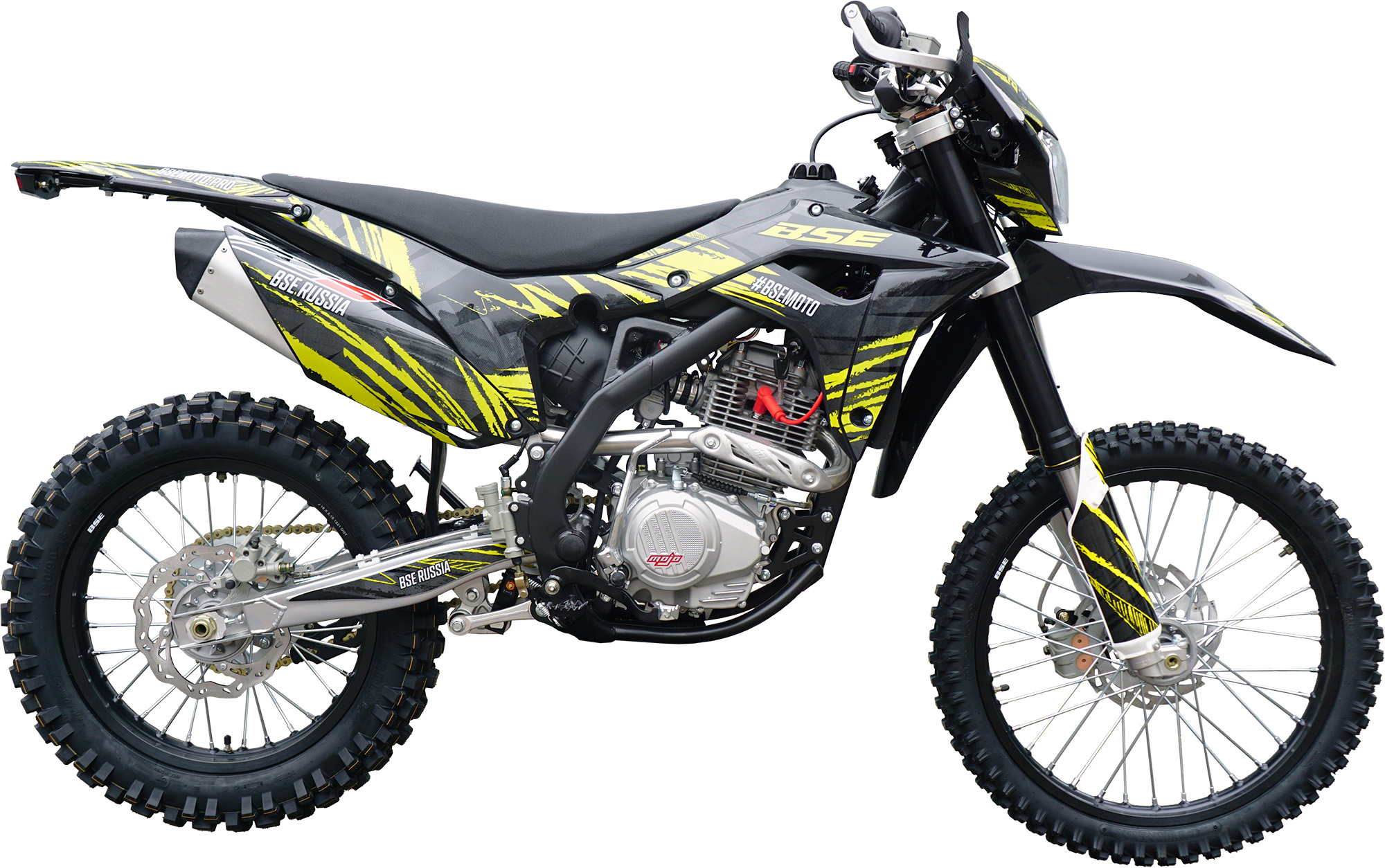 Кроссовый мотоцикл BSE Z5 250e 21\18 Neon Black. арт. B0Z5KB010HHH1