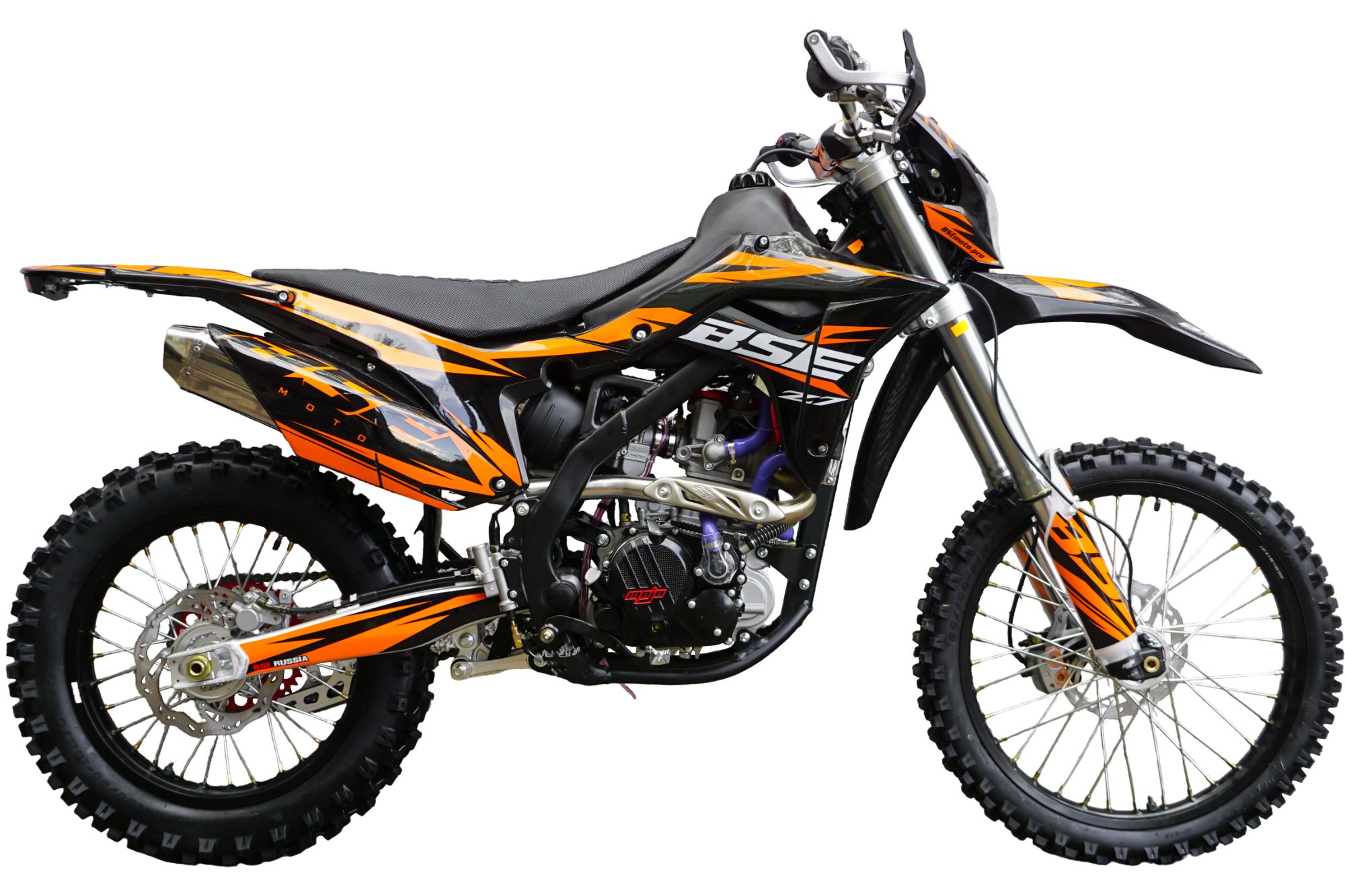 Эндуро \ кроссовый мотоцикл BSE Z7 Orange Blast (120). арт. B0Z7NE120HGH1