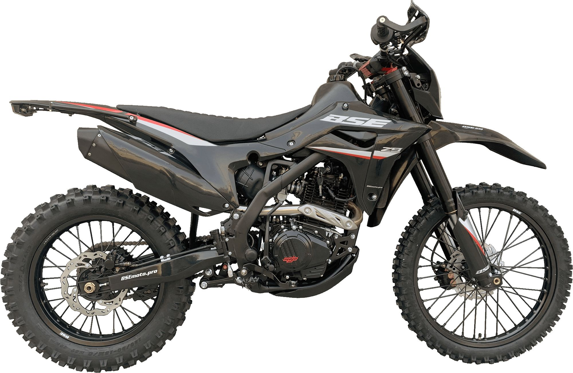Эндуро \ кроссовый мотоцикл BSE Z9 Red Metallic T (015). арт. B0Z9ND015HRH1