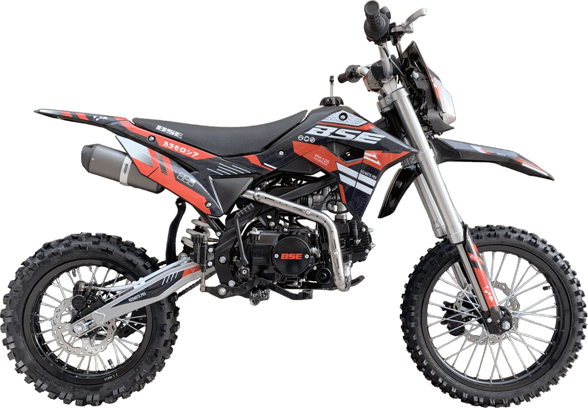 Питбайк BSE PH 125 17\14 AK47 Red (050). арт. BPH1YG050COH1