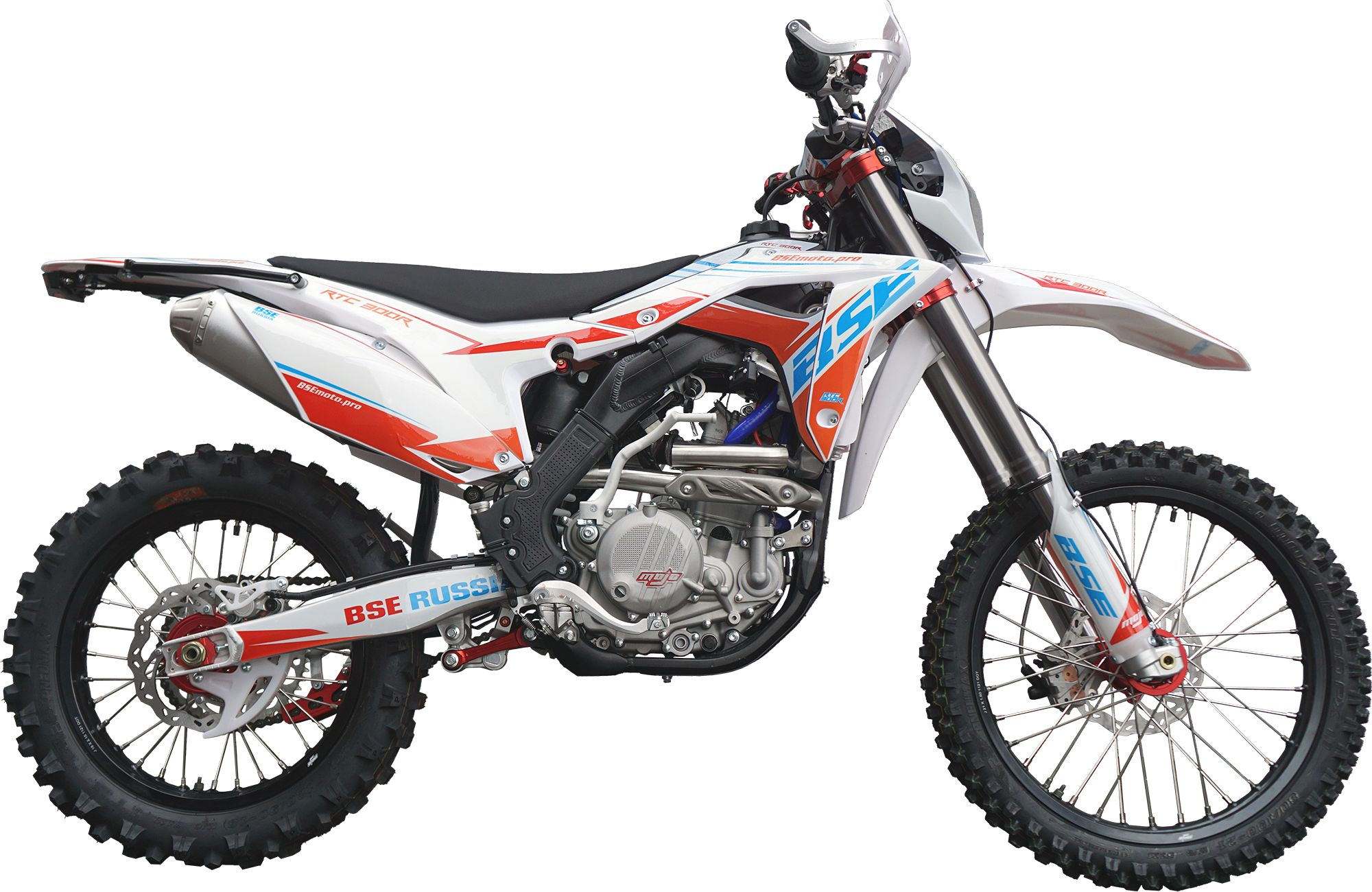 Эндуро \ кроссовый мотоцикл BSE RTC-300R Fanta 21\18 (2). арт. BRTCNB045HWB2