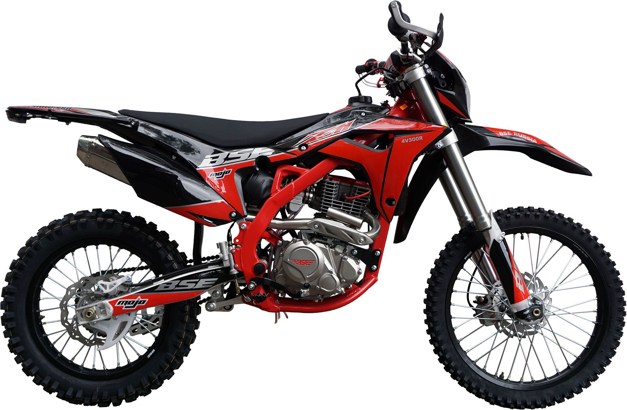 Эндуро \ кроссовый мотоцикл BSE Z11 Red Black (020). арт. BZ11NG020HRH1