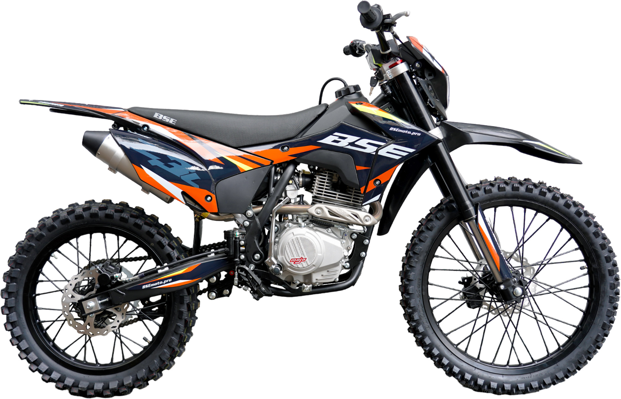 Эндуро \ кроссовый мотоцикл BSE Z3L Spek Orange (015). арт. BZ3LKC015HOH1