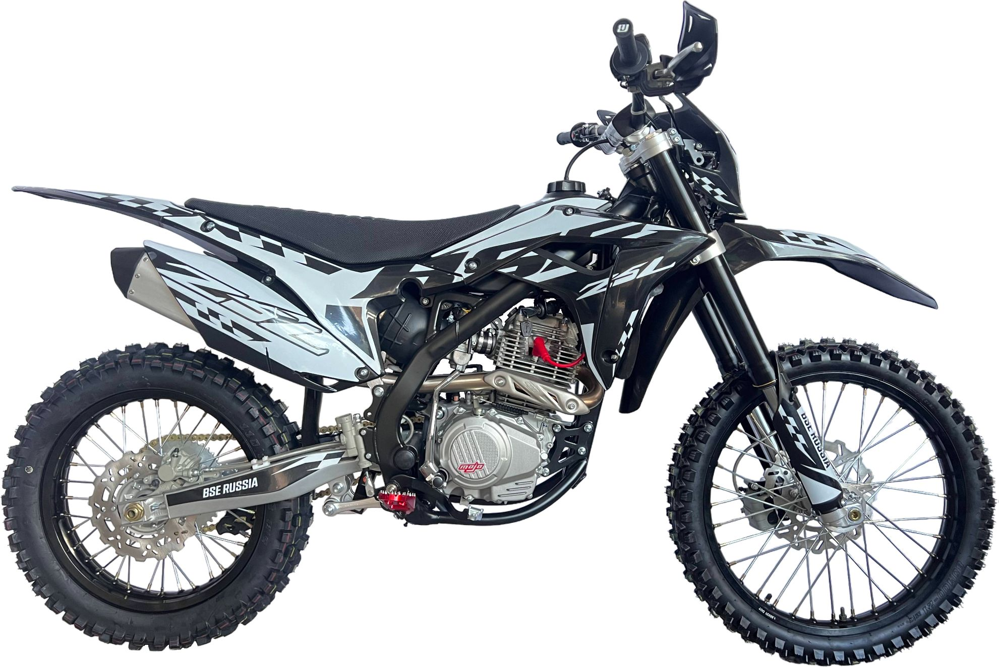Эндуро \ кроссовый мотоцикл BSE Z5 L White Black. арт. BZ5LYF015HWH2
