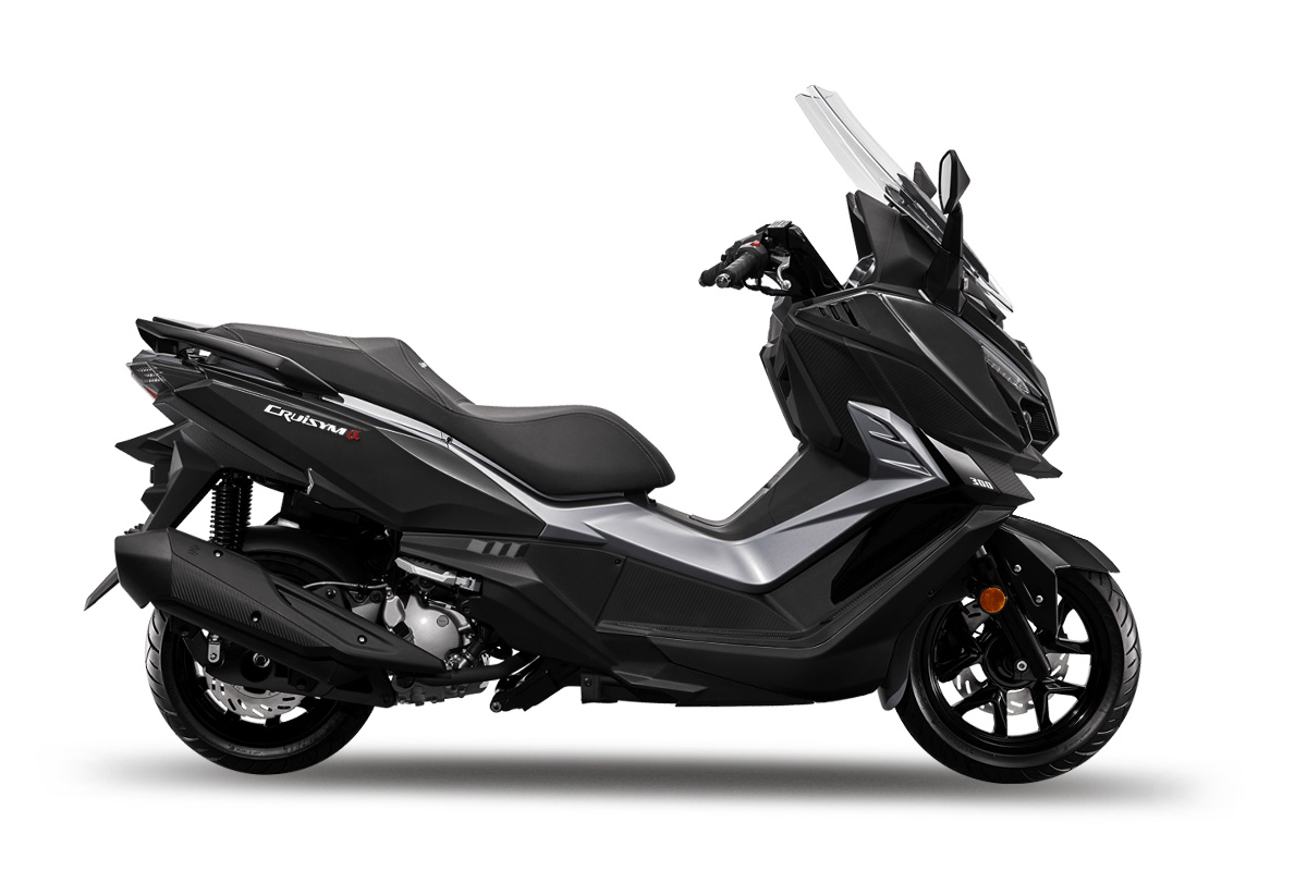 Максискутер SYM CRUiSYM a 300 матовый черный. арт. LV30W3-EU-BK-BK-001UL