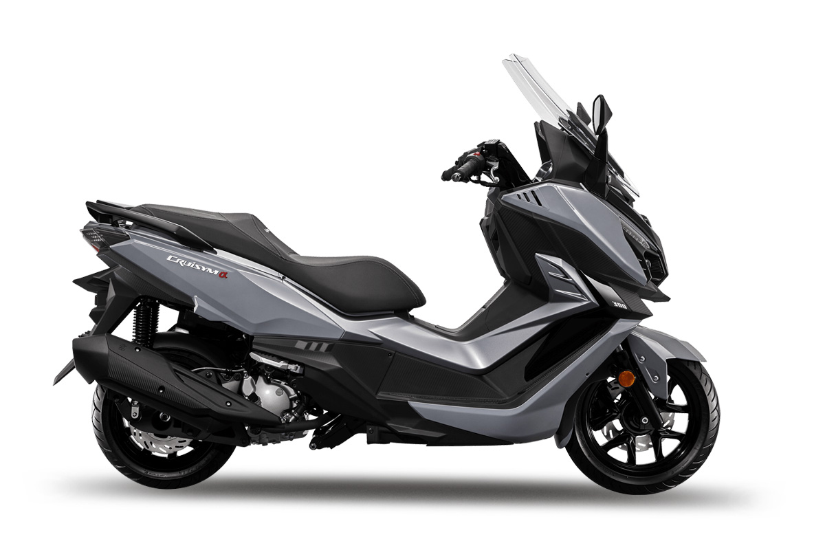 Максискутер SYM CRUiSYM a 300 серый. арт. LV30W3-EU-GY1-GY-009C