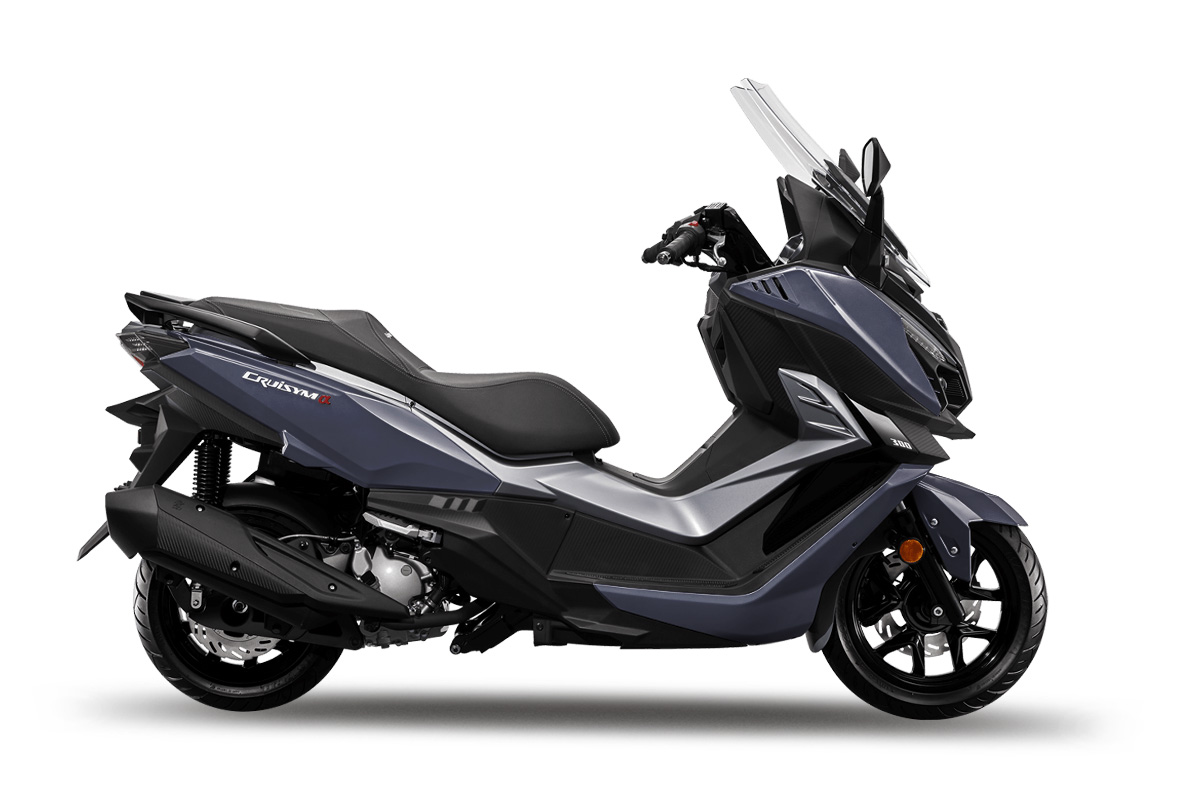 Максискутер SYM CRUiSYM a 300 матовый сине-серый. арт. LV30W3-GY-GY-7547UL