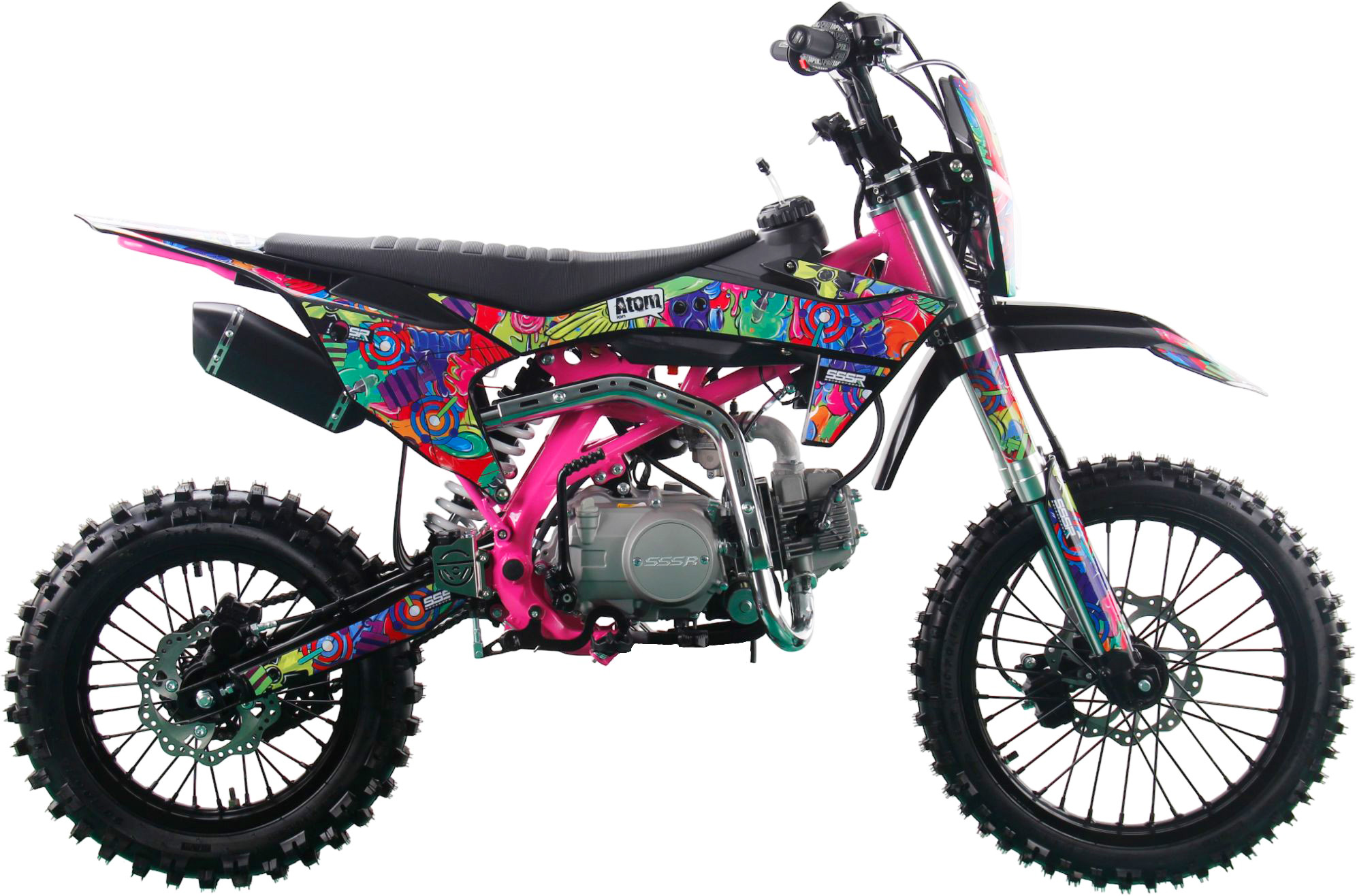 Питбайк SSSR ATOM ION 125 Pink Orbit. арт. SATMDC025EHP2