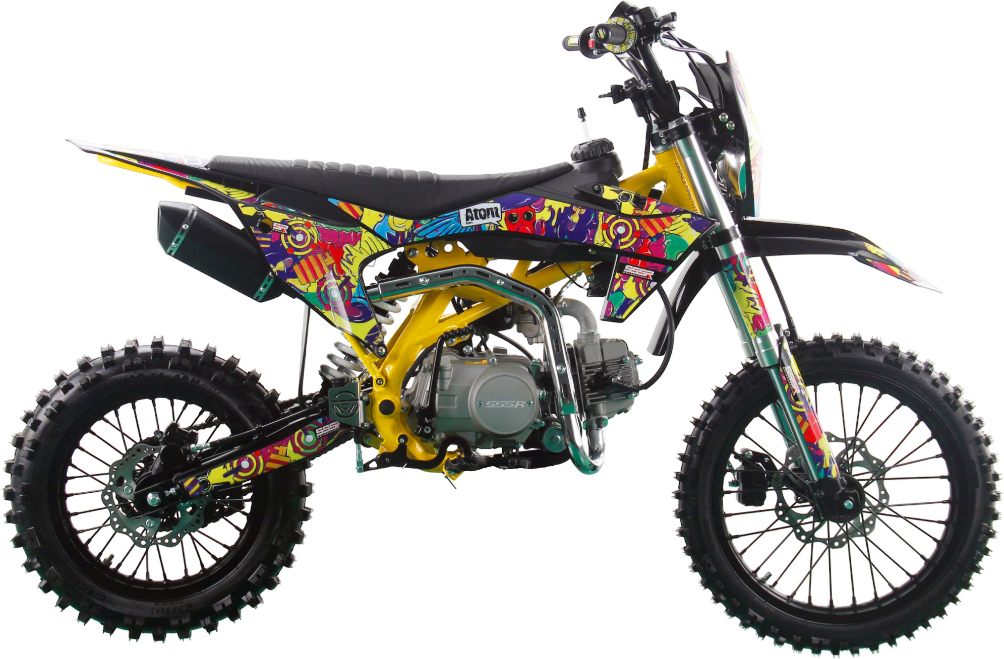 Питбайк SSSR ATOM ION 125 Yellow Orbit. арт. SATMDC025EHY2