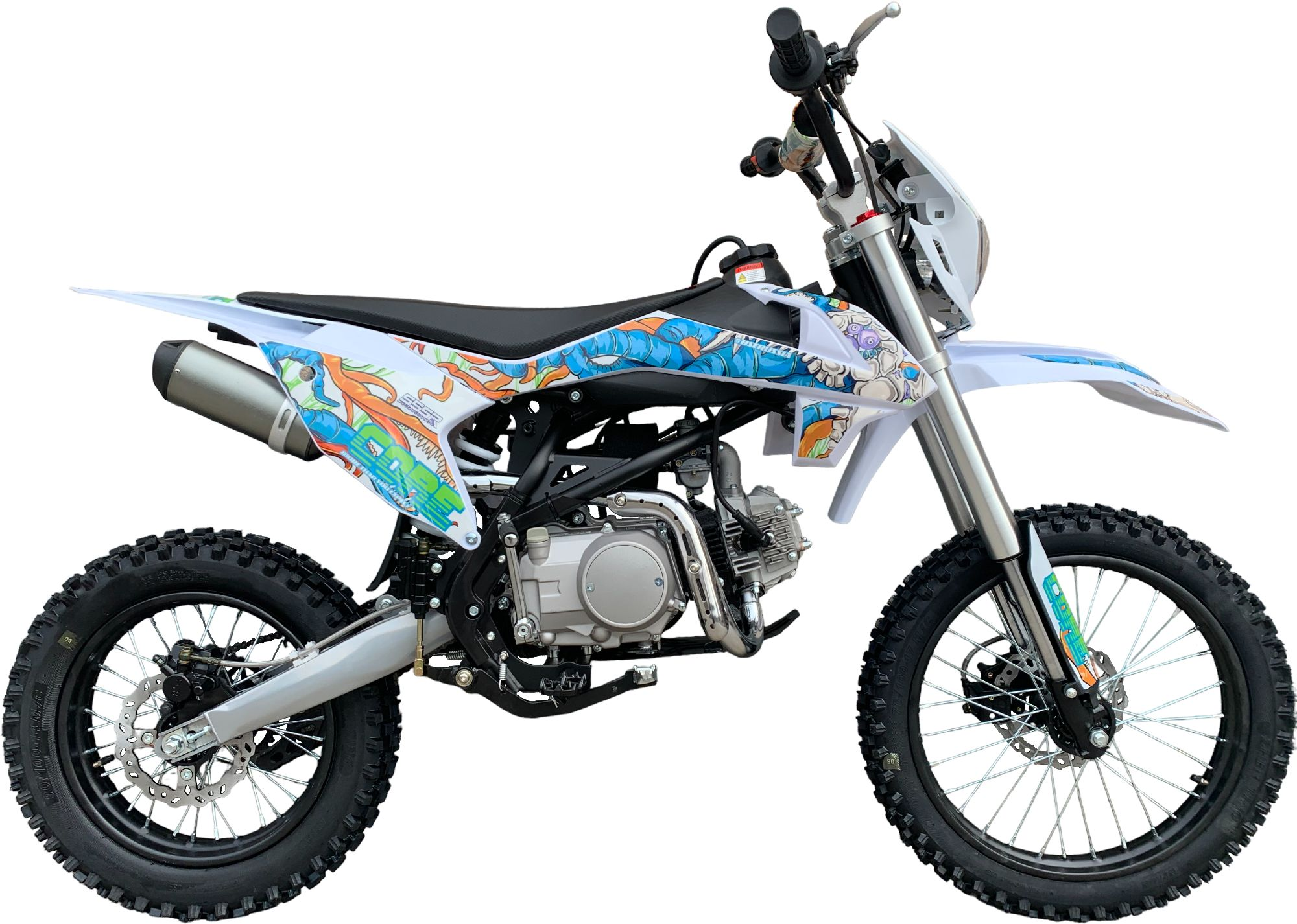 Питбайк SSSR CORE SA Blue White Monster (ПолуАвтомат). арт. SCRECB015EBH2