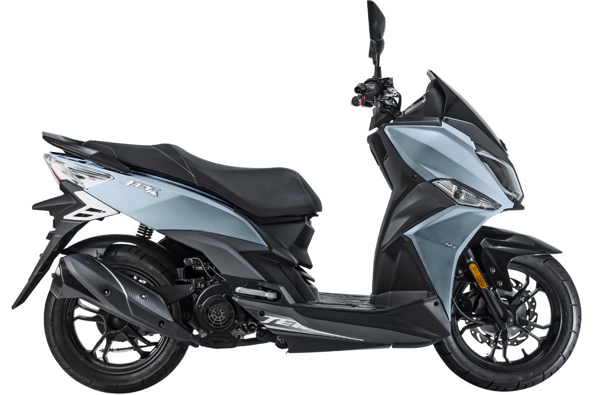 Скутер SYM Jet 14 200 серый. арт. XC20W2-EU-AN-GY430C