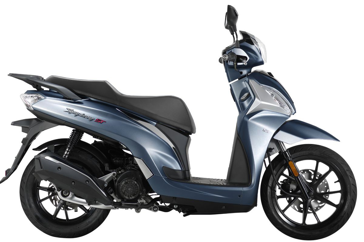 Скутер SYM Symphony ST 200 матовый сине-серый. арт. XL20W1-EU-AQ-GY-7547UL