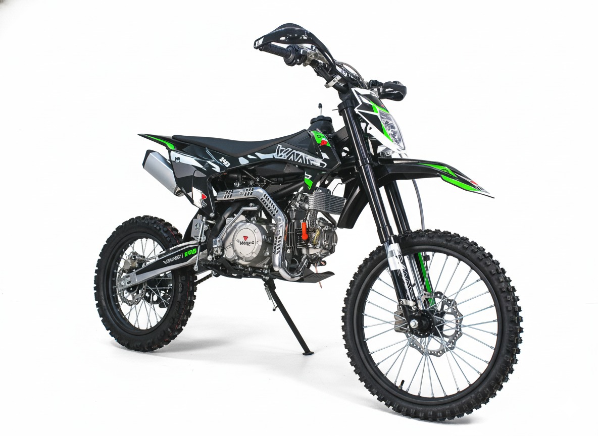 Питбайк VMC 19/16  140см3 (эл.стартер; маслян. радиатор), предназначенный для участия в спортивных соревн.