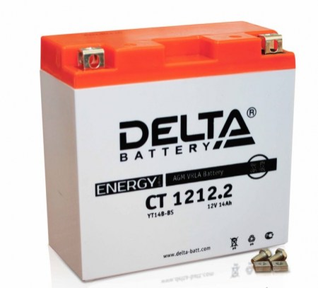Стартерный аккумулятор Delta DT 1212.2