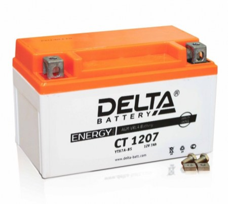 Стартерный аккумулятор Delta СT 1207