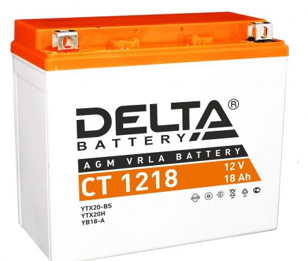 Стартерный аккумулятор Delta СT 1218