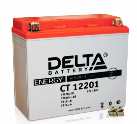Стартерный аккумулятор Delta СT 12201